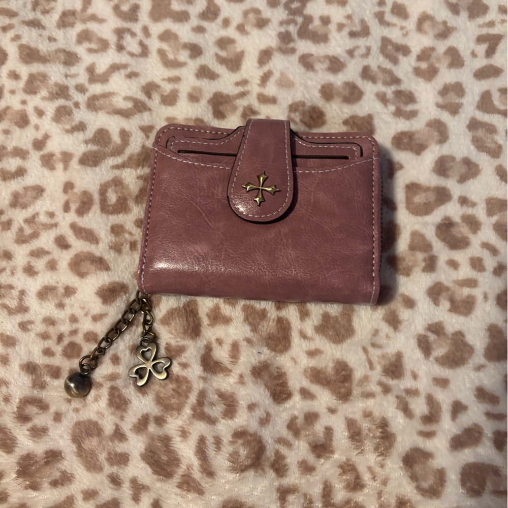 Pink Wallet with Charm
